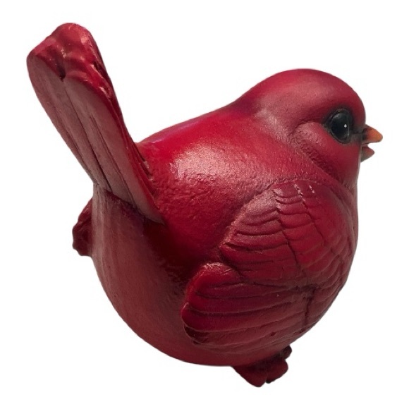 Resin Red Bird - Picture 6 of 9